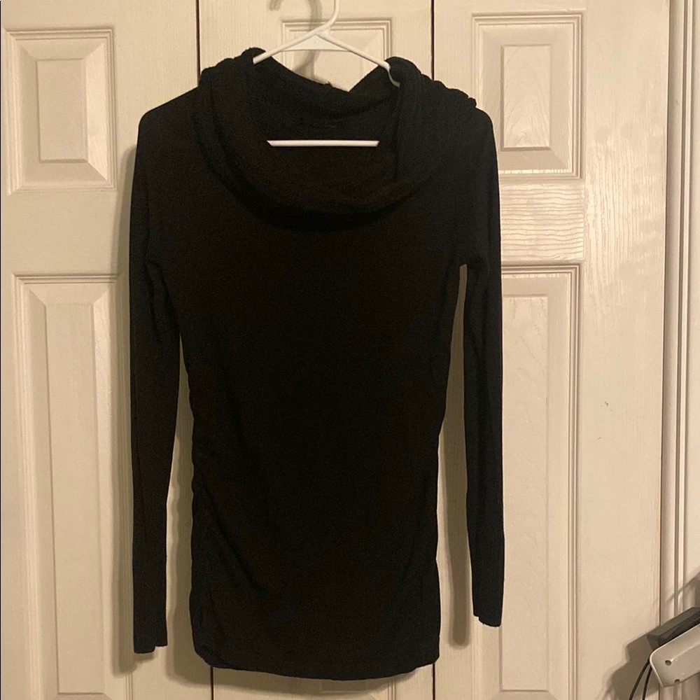The Limited Black Cowl Neck Top